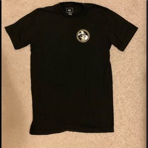 Vans black t shirt - skull and beer